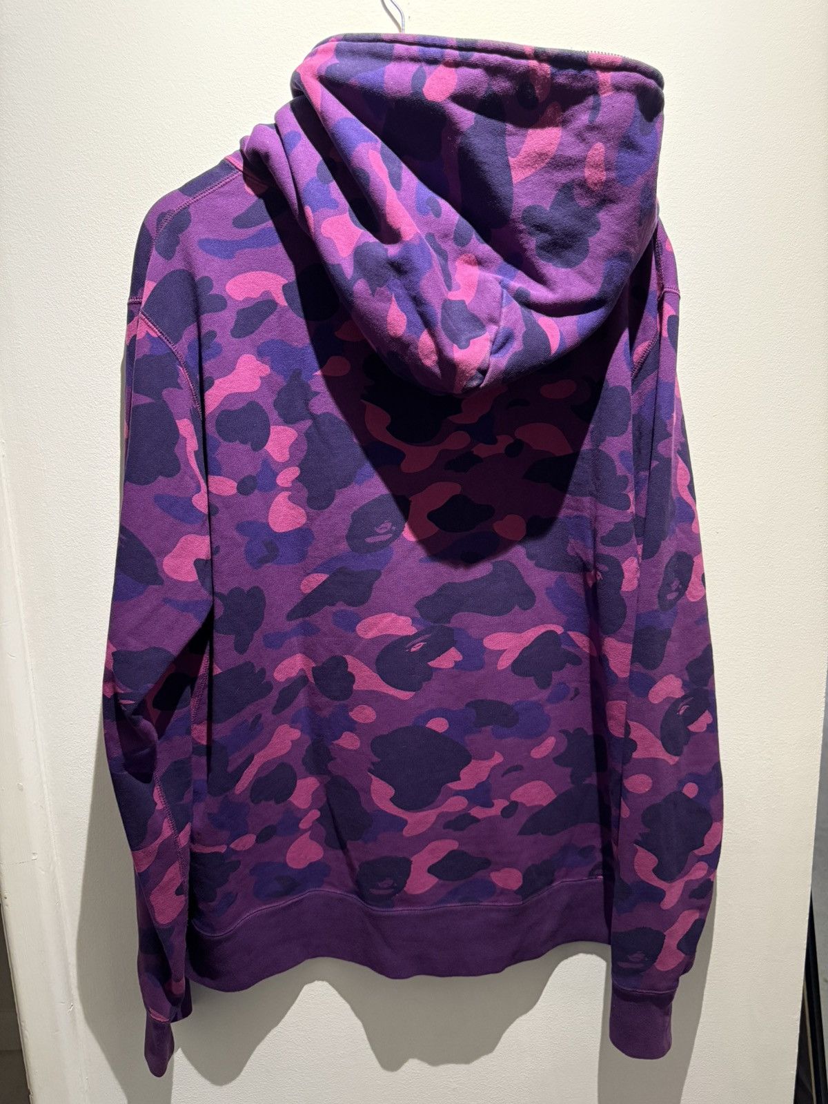 Bape Bape full zip purple camo yellow spell out hoodie XXL Size US XXL / EU 58 / 5 - 6 Thumbnail