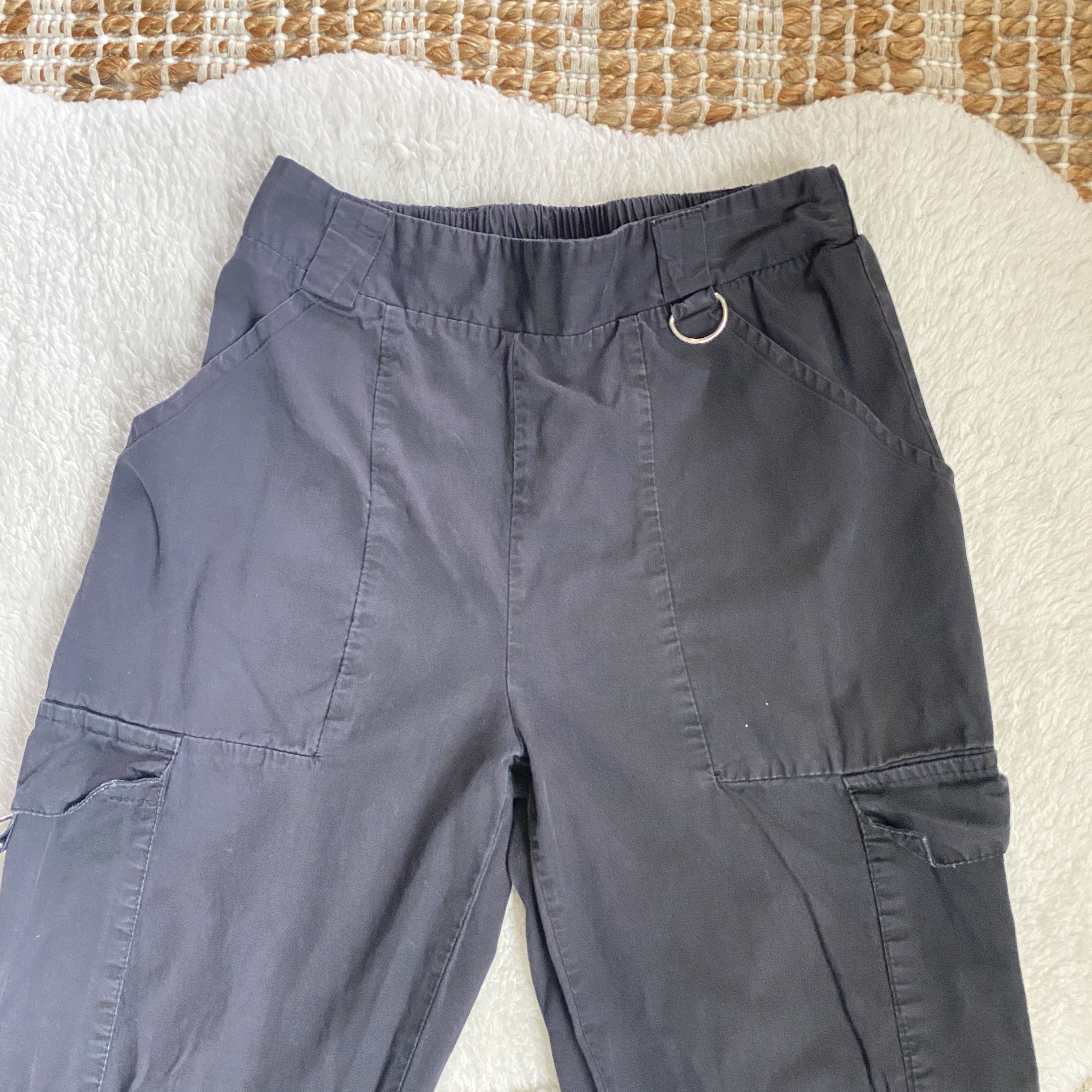 Other Y2K Streetwear Black Cargo Jogger Pants – Size Small Size 27" / US 4 / IT 40 - 11 Thumbnail
