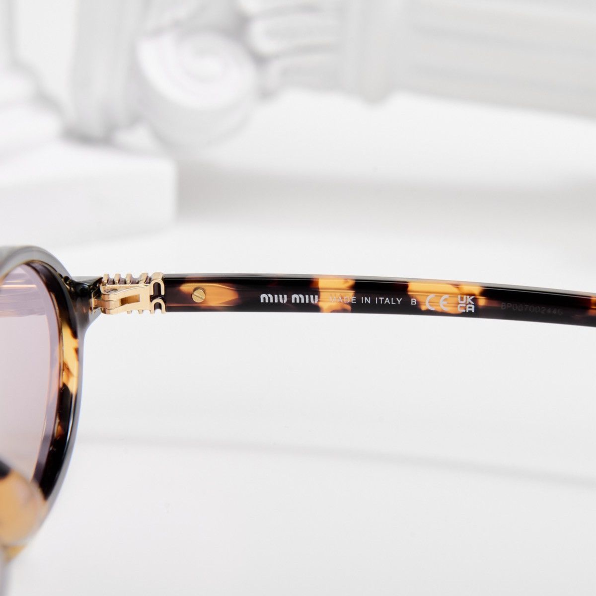 Miu Miu MIU MIU 0MU 04ZS VAU50D SUNGLASSES Size ONE SIZE - 4 Thumbnail