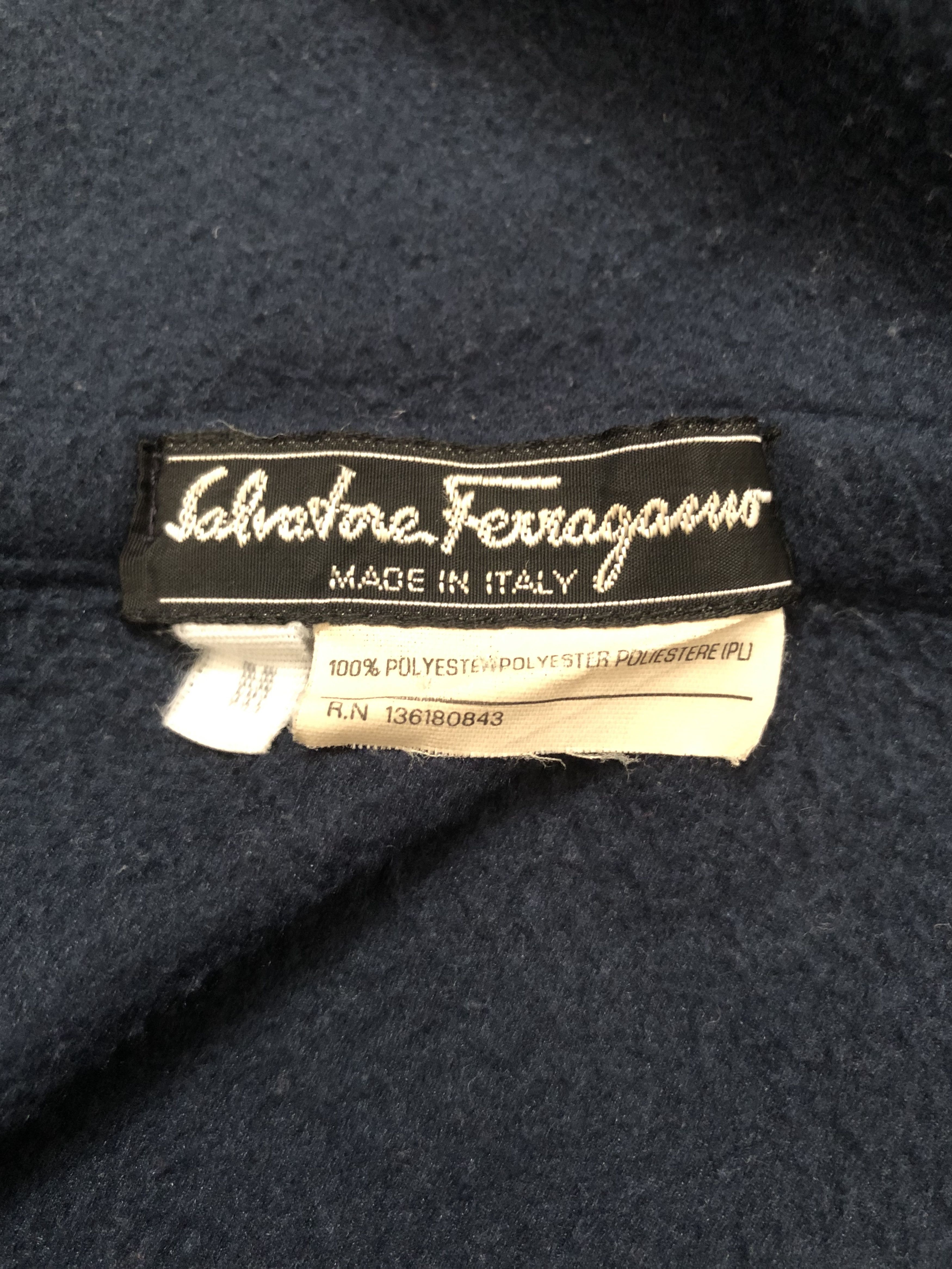 Salvatore Ferragamo × Vintage Vintage Salvatore Ferragamo Fleece Coat Size M / US 6-8 / IT 42-44 - 9 Thumbnail