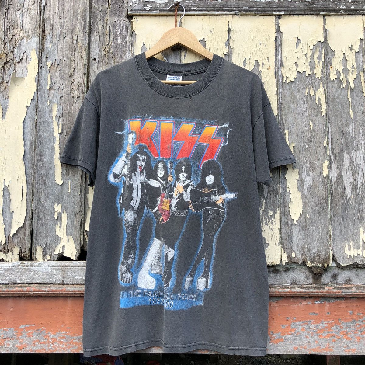 Band Tees Vintage y2k Faded KISS Farewell Tour I Was There Tshirt Size US L / EU 52-54 / 3 - 1 Thumbnail