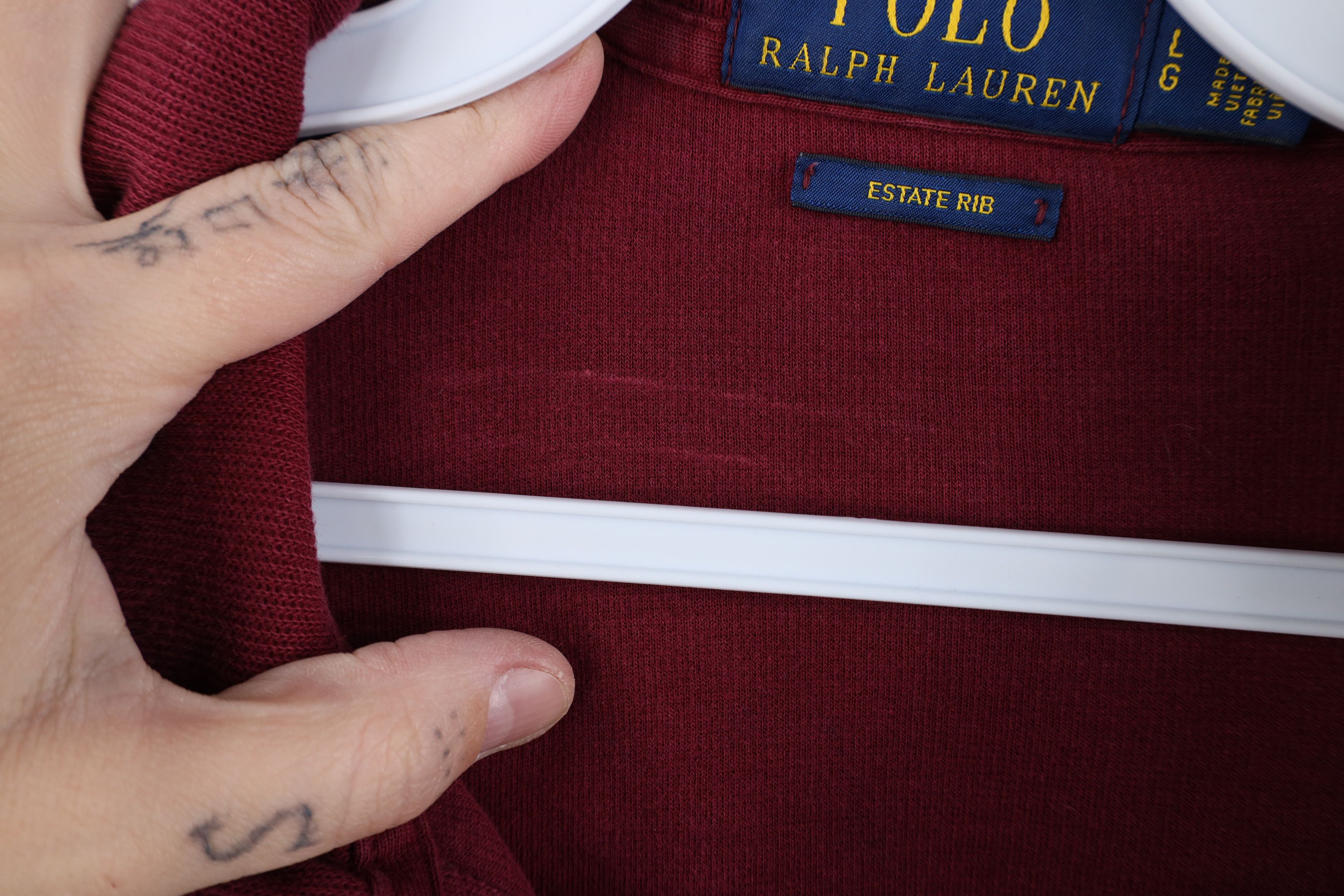 Ralph Lauren × Vintage Vintage Ralph Lauren Estate Rib Ribbed Knit Half Zip Sweater Size US L / EU 52-54 / 3 - 9 Thumbnail