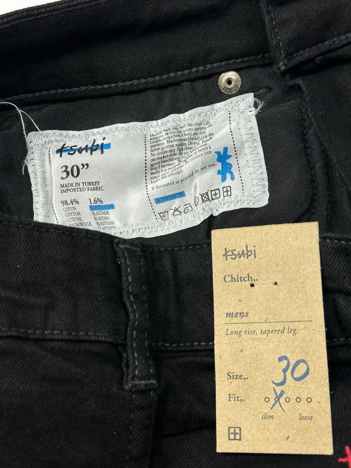 Ksubi Ksubi Jeans Black Chitch Laid Black 30 Size US 30 / EU 46 - 4 Thumbnail