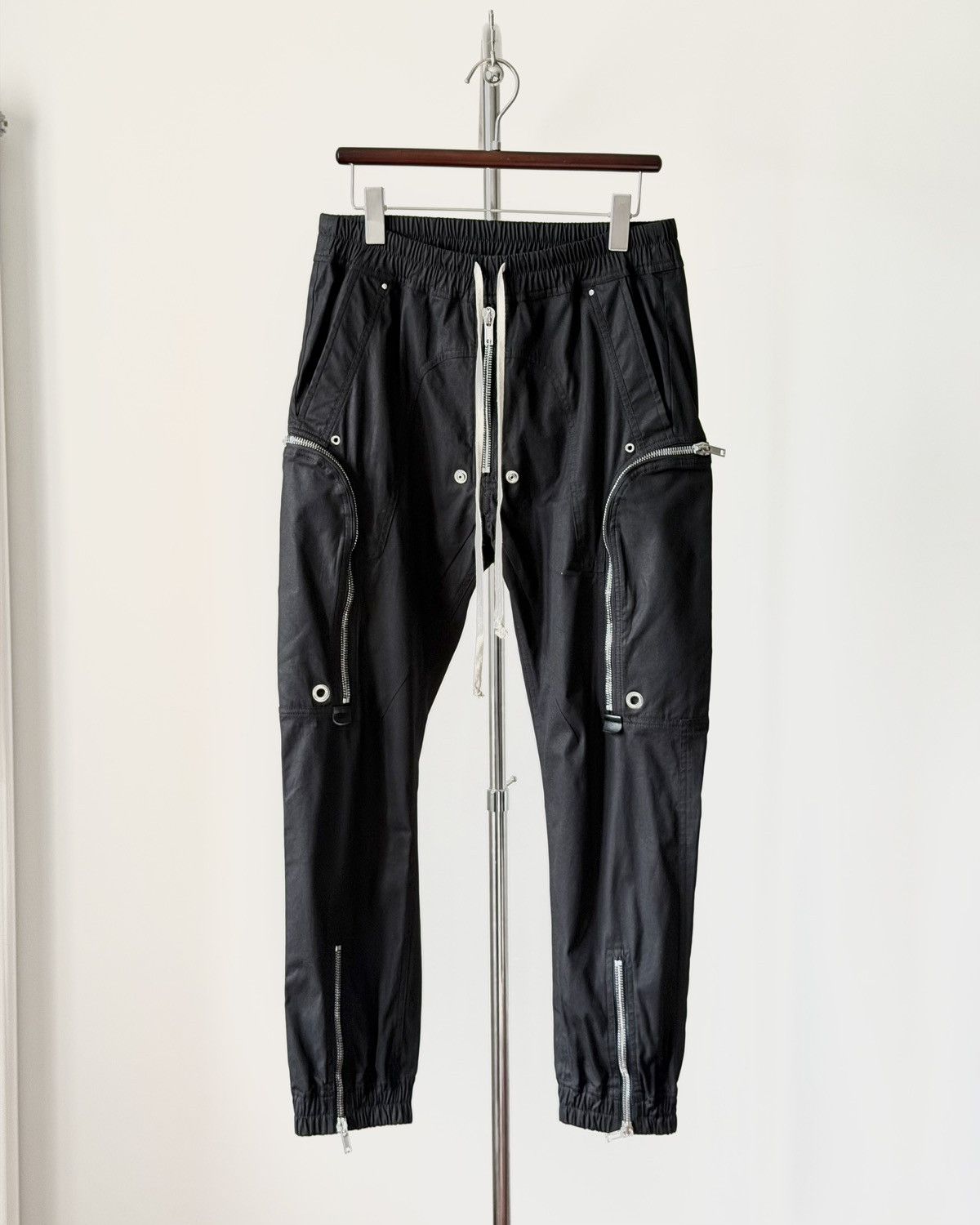 Rick Owens SS20 Rick Owens Side Zipped Track Pants White | Grailed