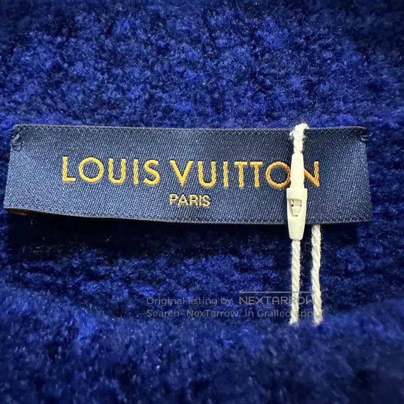 Louis Vuitton Louis Vuitton Blue monogrammed Logo Teddy Sweater Size US M / EU 48-50 / 2 - 3 Thumbnail