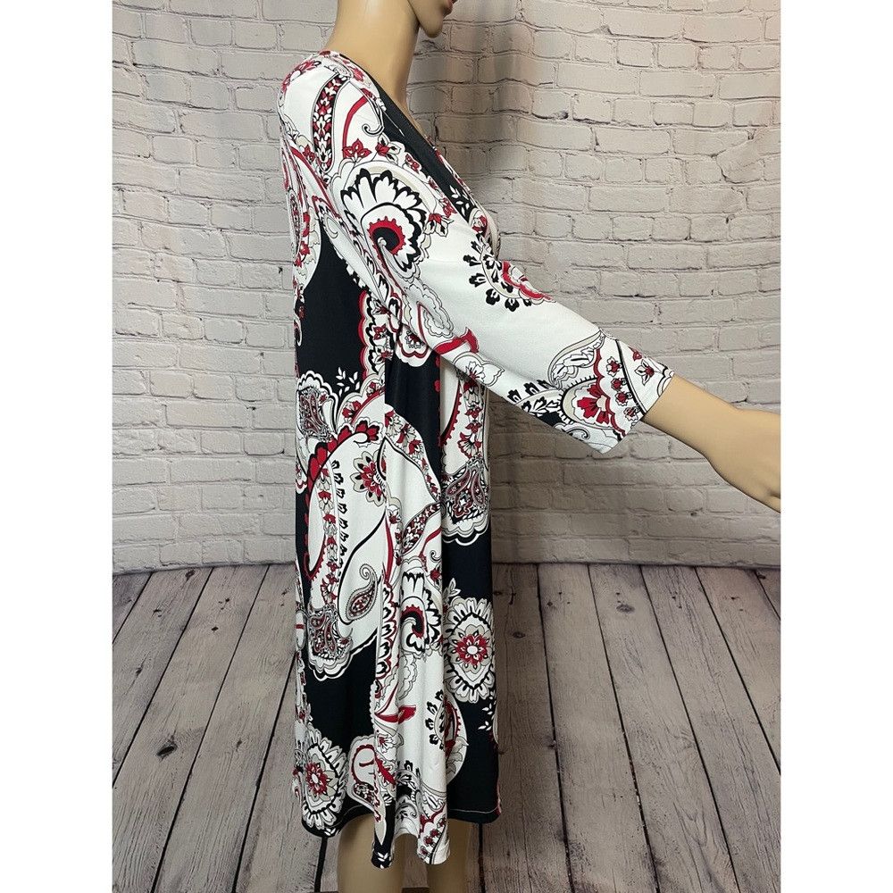 Chicos Chico's Trapeze Paisley Dress Size 1 US M Size M / US 6-8 / IT 42-44 - 5 Thumbnail