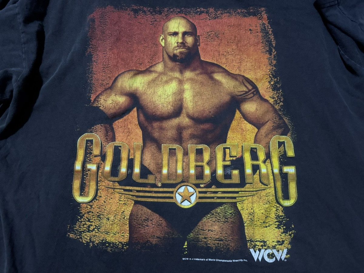 Vintage VINTAGE 90s WCW Goldberg T Shirt Size US XL / EU 56 / 4 - 2 Thumbnail