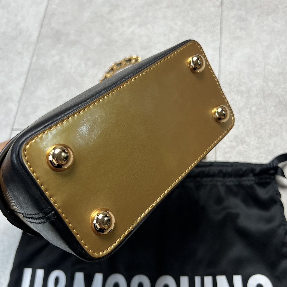 H&M × Moschino H&M Moschino Padrock 2way Chain Bag Size ONE SIZE - 4 Thumbnail