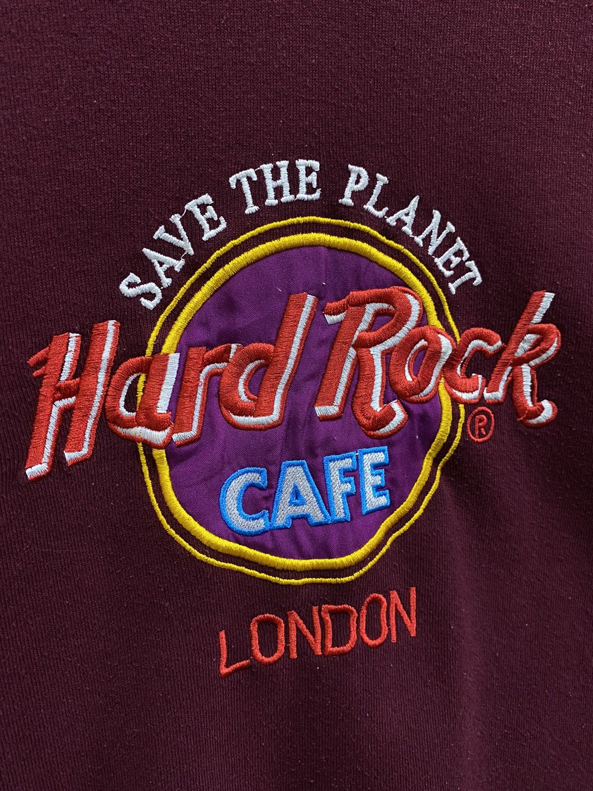 Hard Rock Cafe Vintage Hard Rock Cafe London Sweatshirt Made In USA XL Size US XL / EU 56 / 4 - 7 Thumbnail