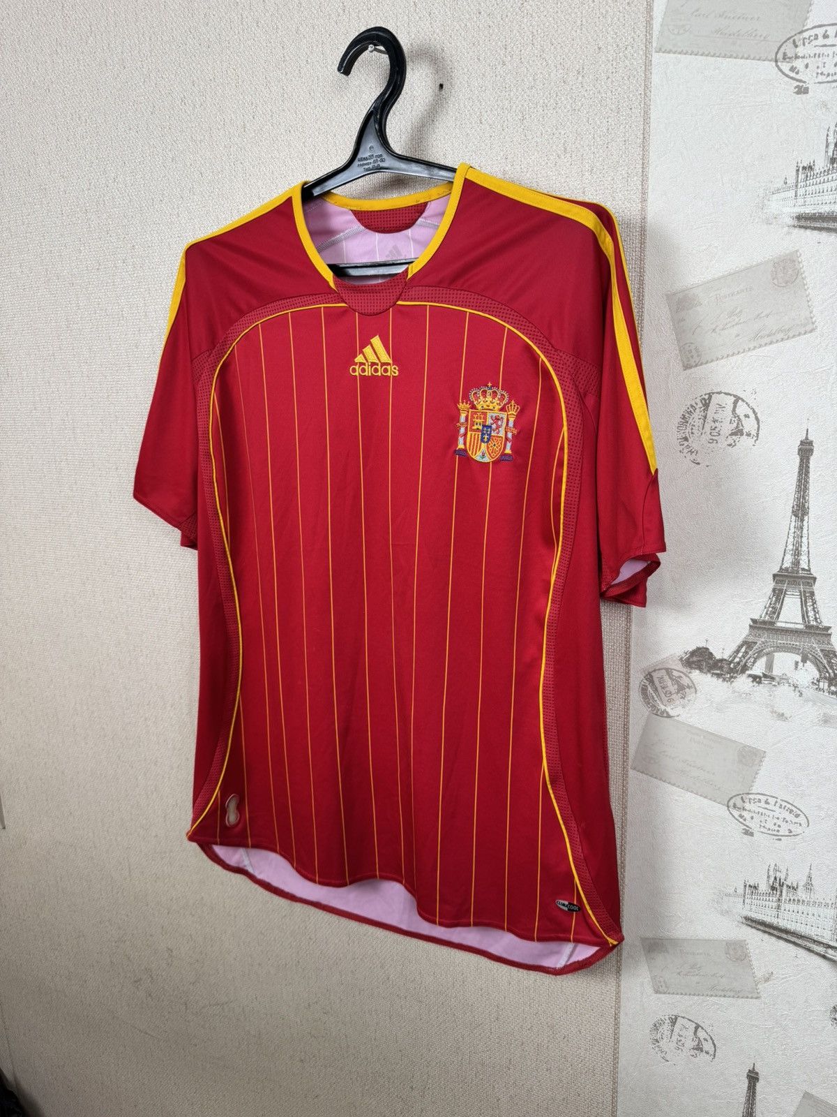 Adidas Adidas Spain 2006-2007 Home Jersey Men’s L Football Shirt Size US L / EU 52-54 / 3 - 5 Thumbnail