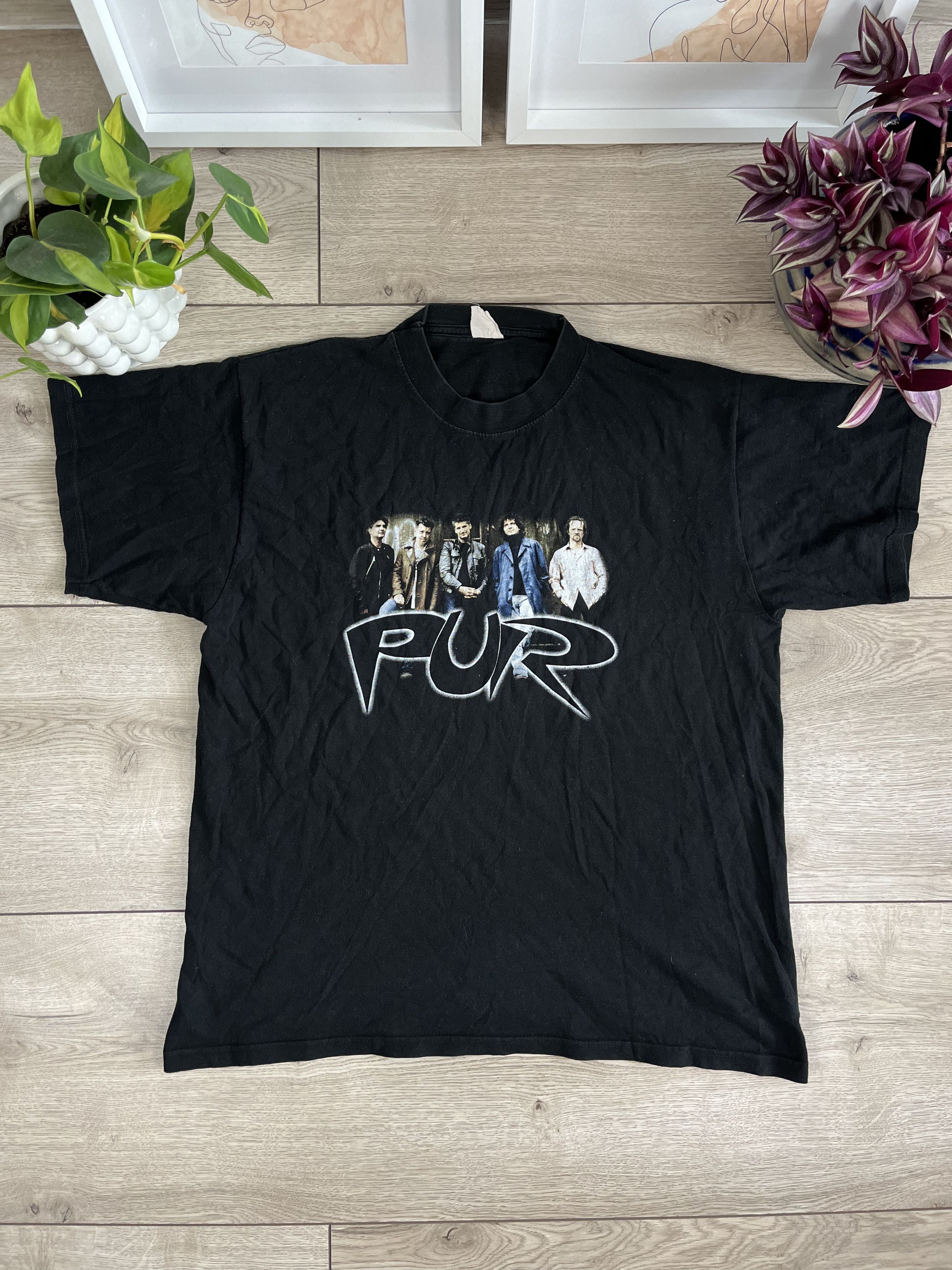 Band Tees × Vintage PUR 90s vintage rock band tee Size US L / EU 52-54 / 3 - 1 Thumbnail
