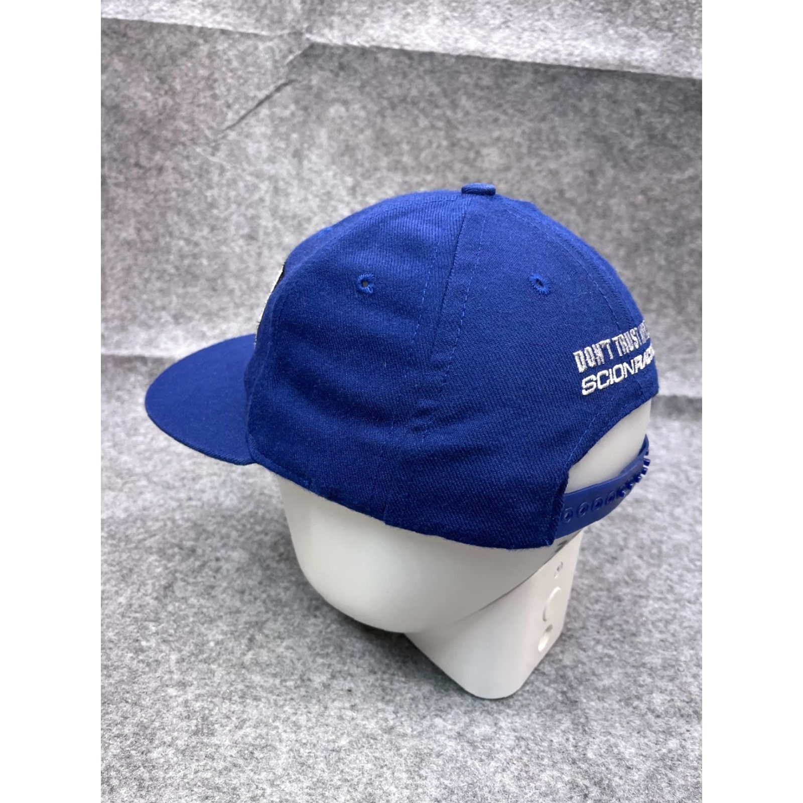Vintage Scion Racing Hat Cap SnapBack Adult Large Blue Cotton Made USA Size ONE SIZE - 5 Thumbnail