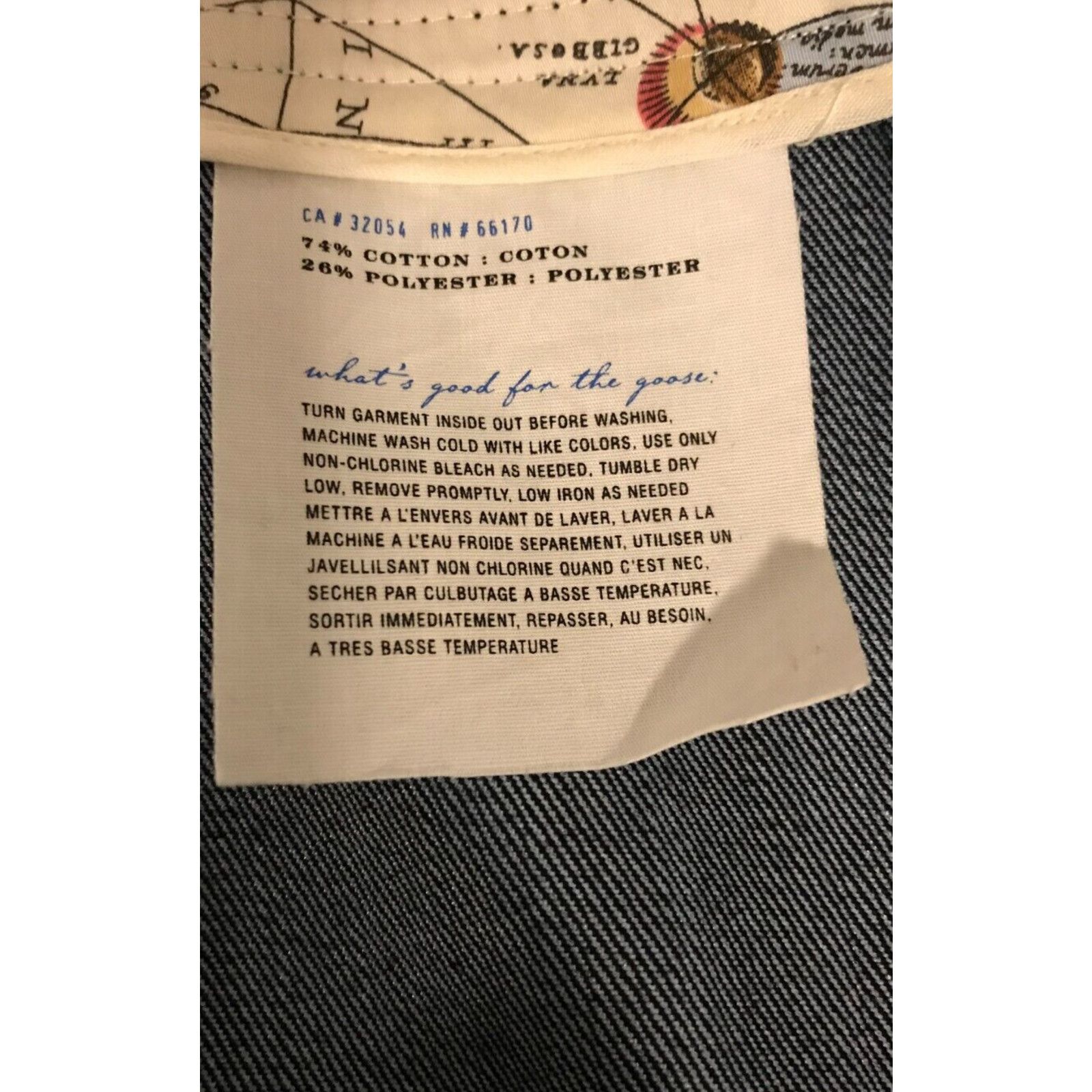 Anthropologie Anthropologie Leifsdottir Women's Gold Button Denim Skirt Size 26" / US 2 / IT 38 - 12 Thumbnail
