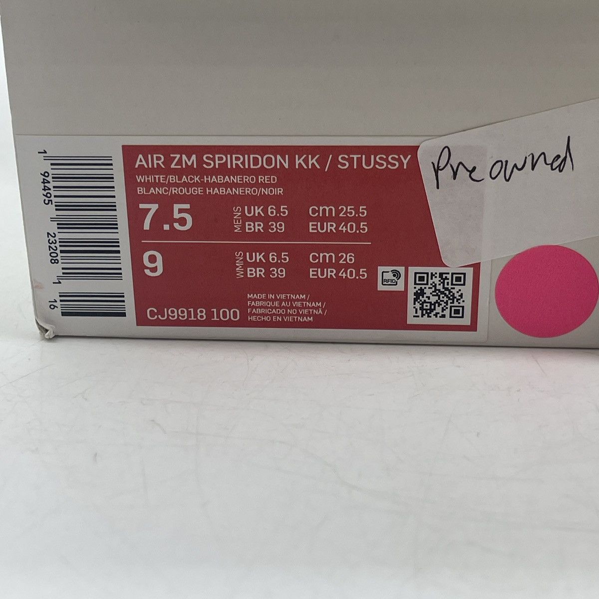 Nike Stussy x air zoom spiridon kukini white Size US 7 / EU 40 - 9 Thumbnail
