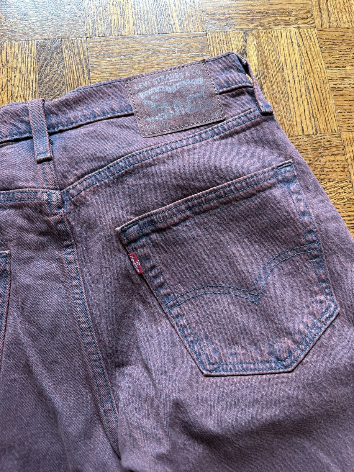 Vintage Vintage Y2K Levi's 502 Overdyed Denim Jeans Size US 30 / EU 46 - 9 Thumbnail
