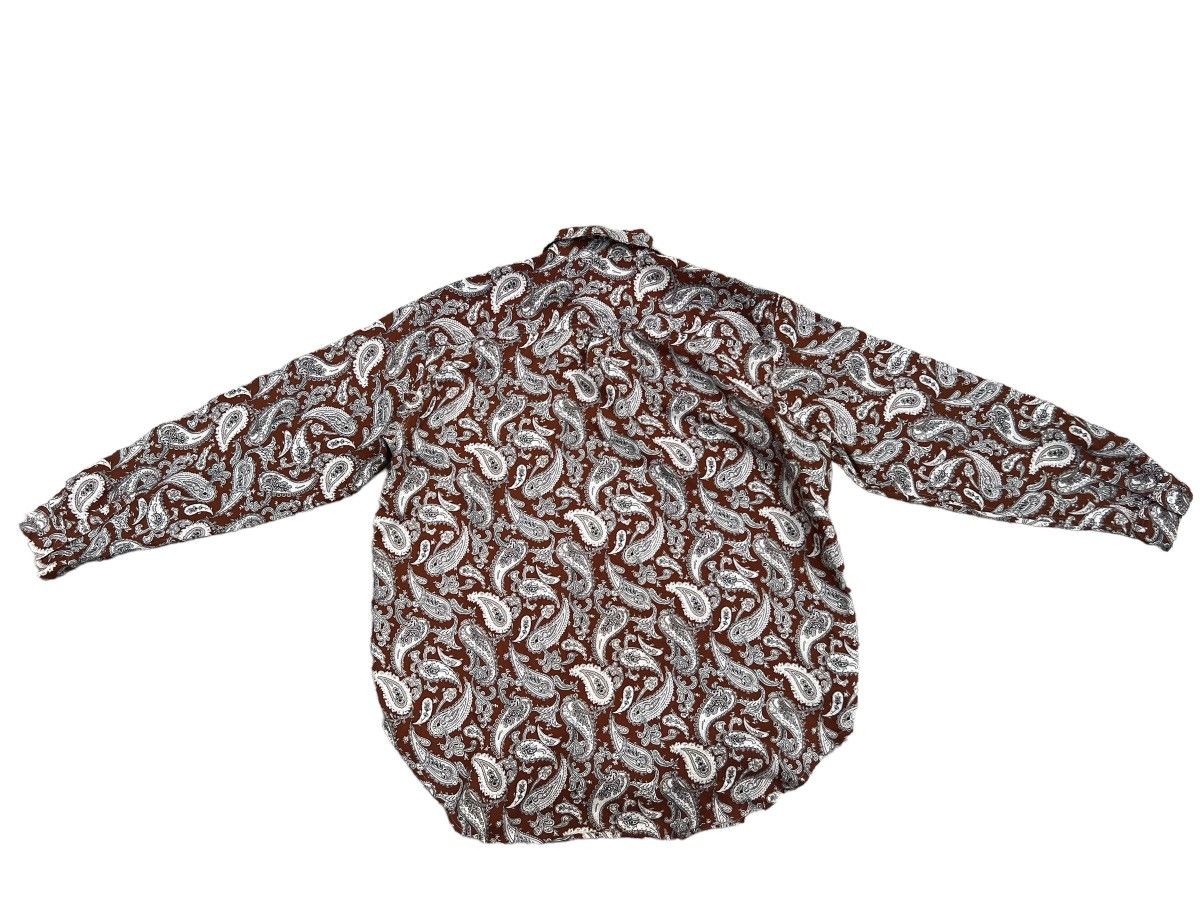 Vintage Vintage Japan Brand East Boy Paisley LS Oversize Shirt Size US M / EU 48-50 / 2 - 2 Thumbnail
