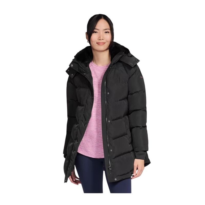 SKECHERS Skechers On-The-GO Cozy Fit Down Black Parka - Size M - New Size M / US 6-8 / IT 42-44 - 1 Thumbnail