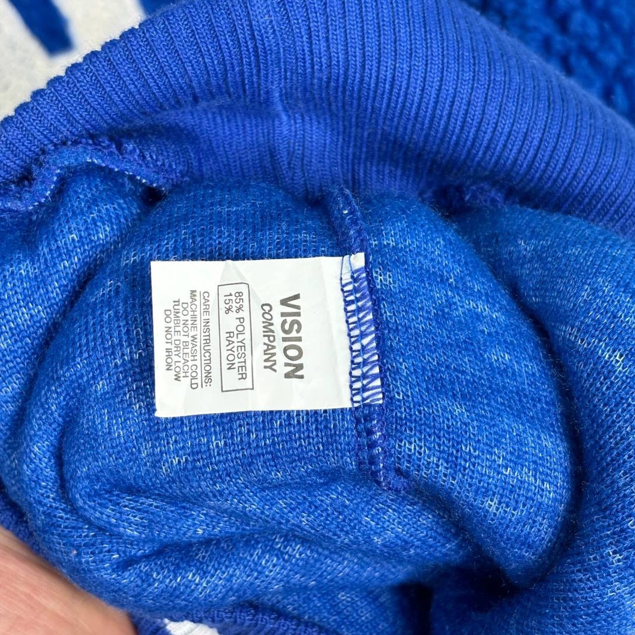Japanese Brand Baggy Vision LA Fleece Sherpa Blue Hoodie Oversized Size US XL / EU 56 / 4 - 5 Thumbnail