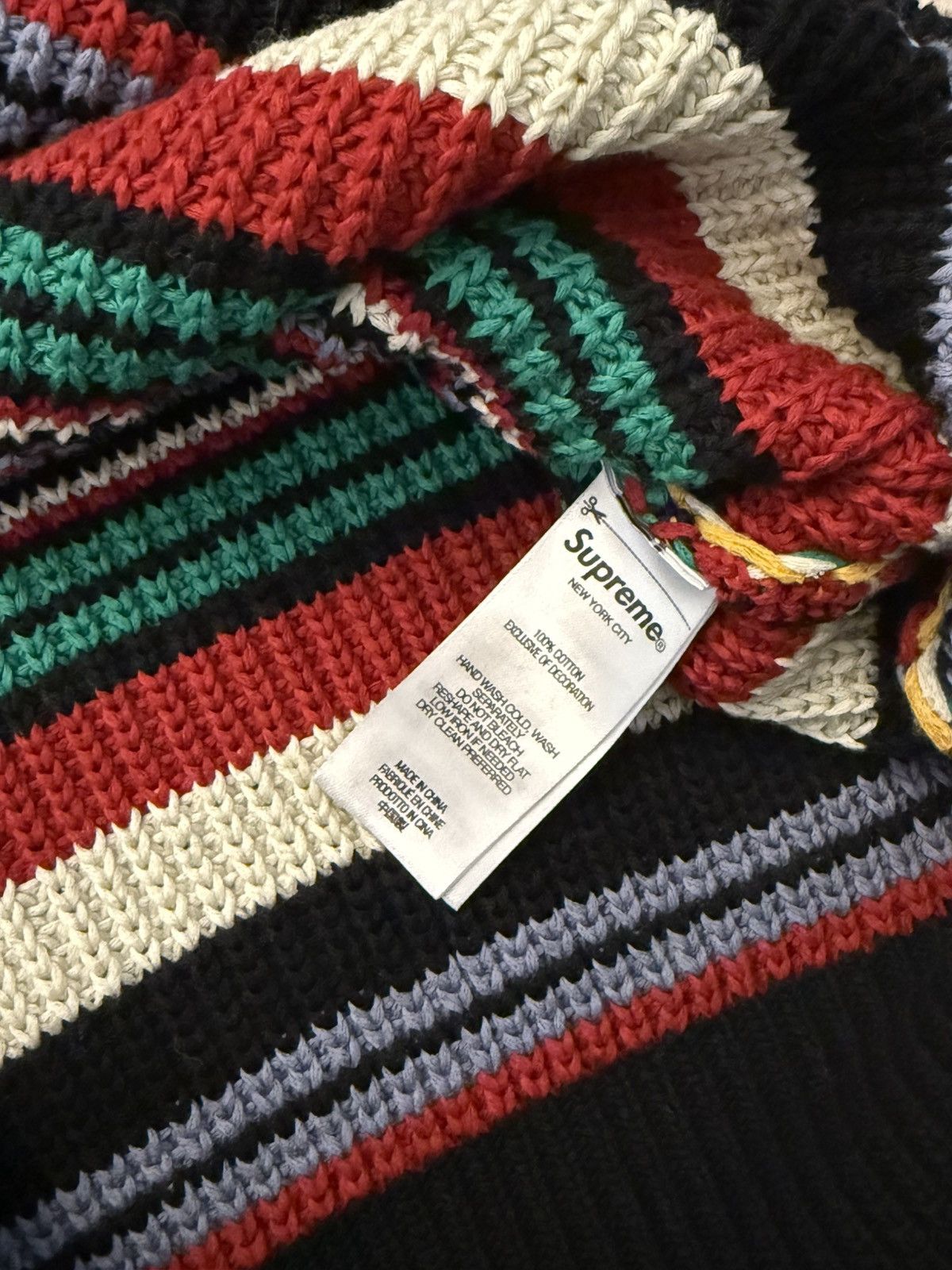 Supreme Supreme Small Box Ribbed Sweater (Multicolor) Size US M / EU 48-50 / 2 - 5 Thumbnail