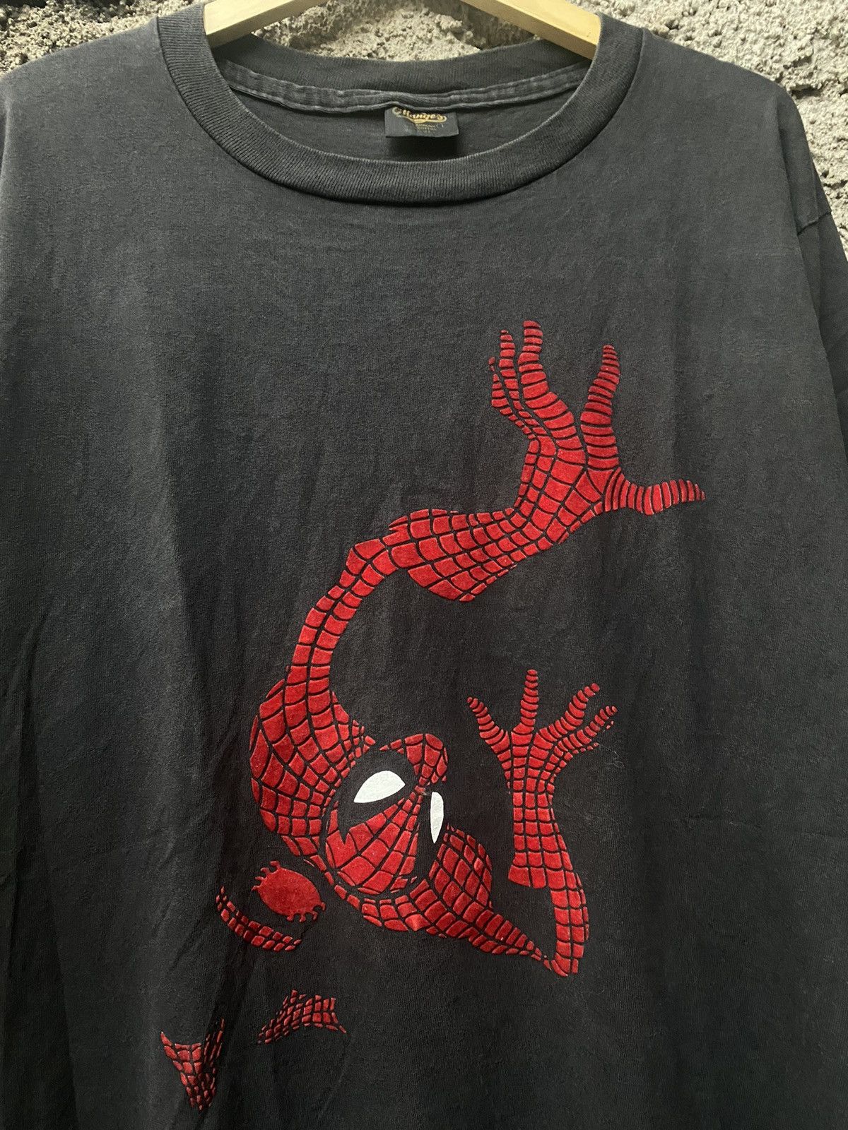 Marvel Comics × Vintage Vintage 90s Spiderman Shirt Batman Size US L / EU 52-54 / 3 - 4 Thumbnail