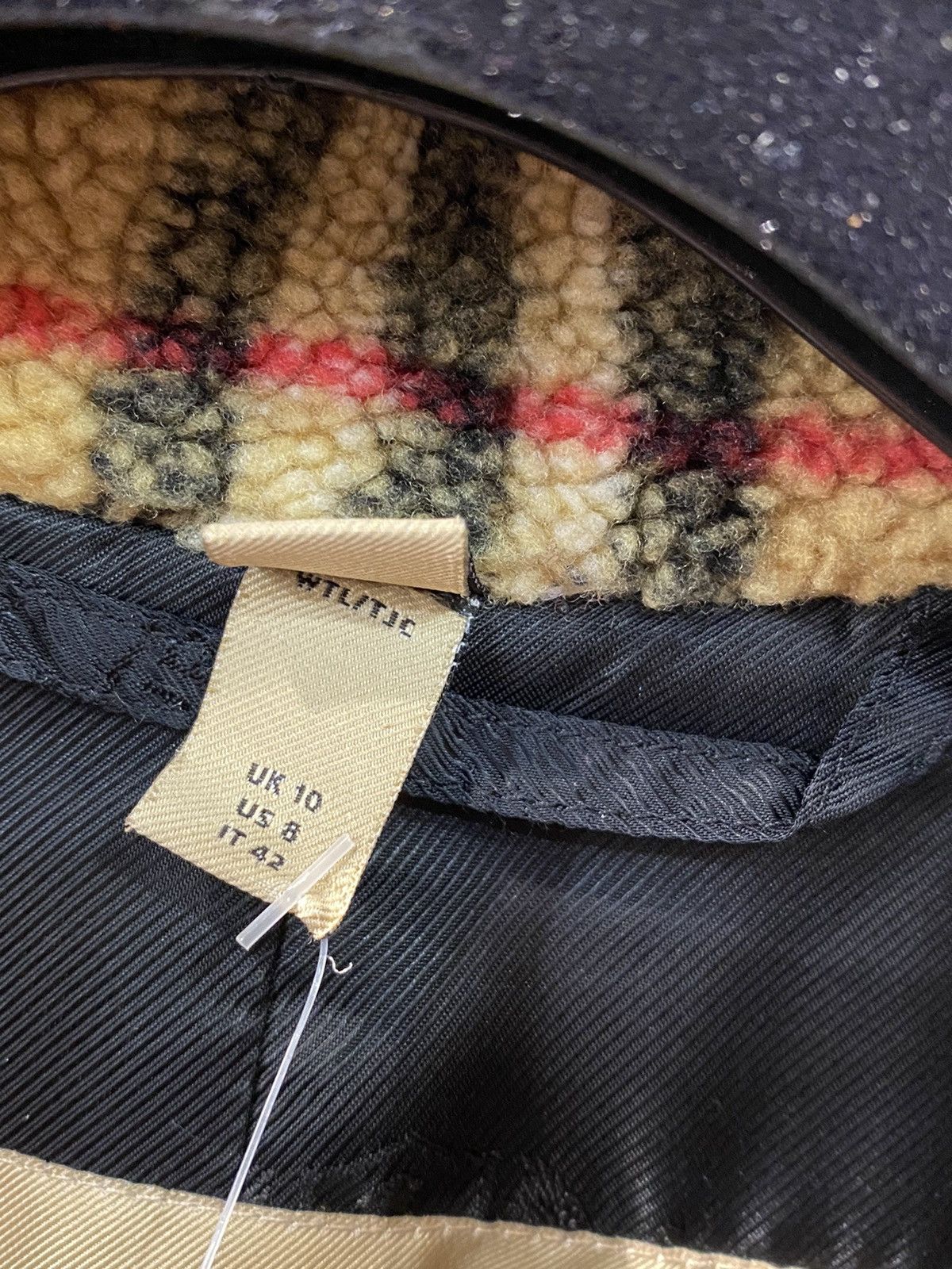 Burberry Burberry double-breasted Teddy coat in wool Check, 42. Size M / US 6-8 / IT 42-44 - 10 Thumbnail