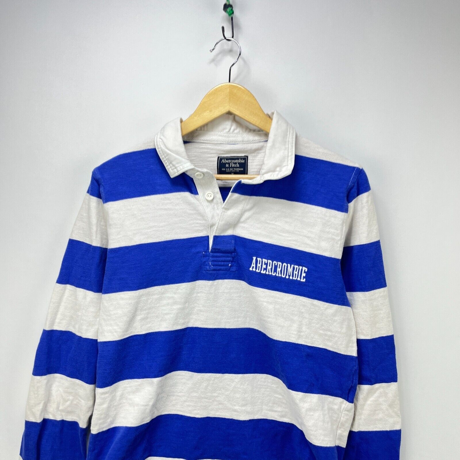 Abercrombie & Fitch × Vintage Vintage Abercrombie Rugby Long Sleeve Shirt Medium Size US M / EU 48-50 / 2 - 2 Thumbnail