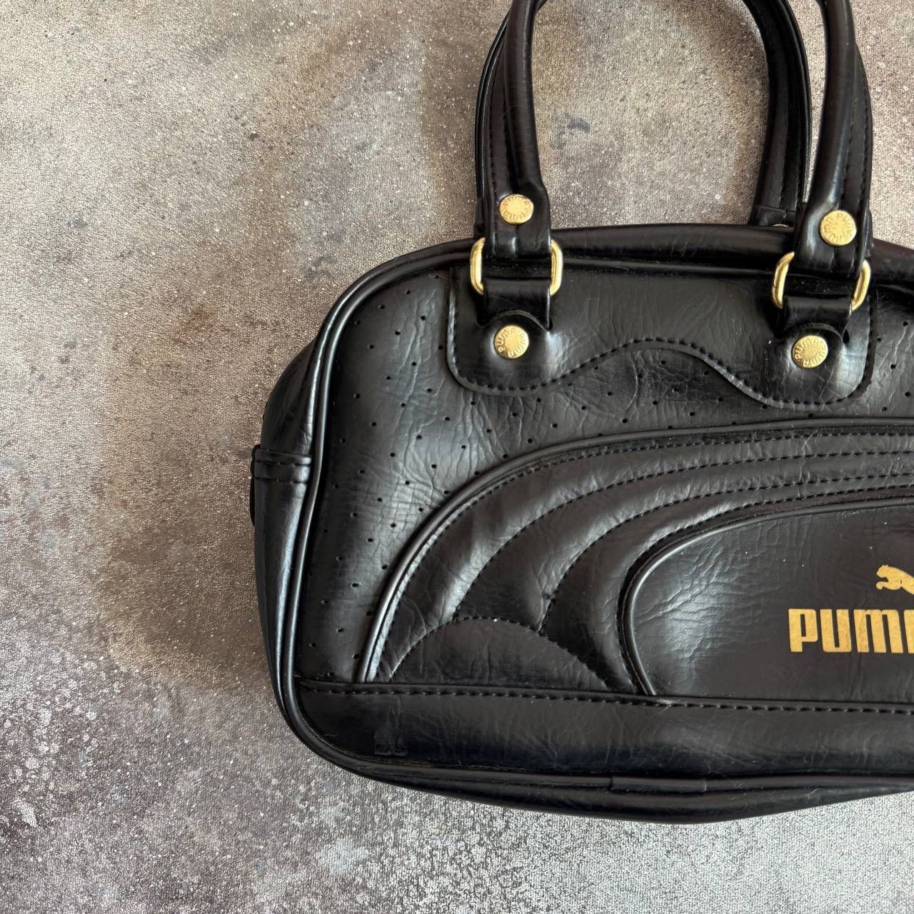Puma Puma Vintage Y2K Total Black Handle Bag Size ONE SIZE - 4 Thumbnail