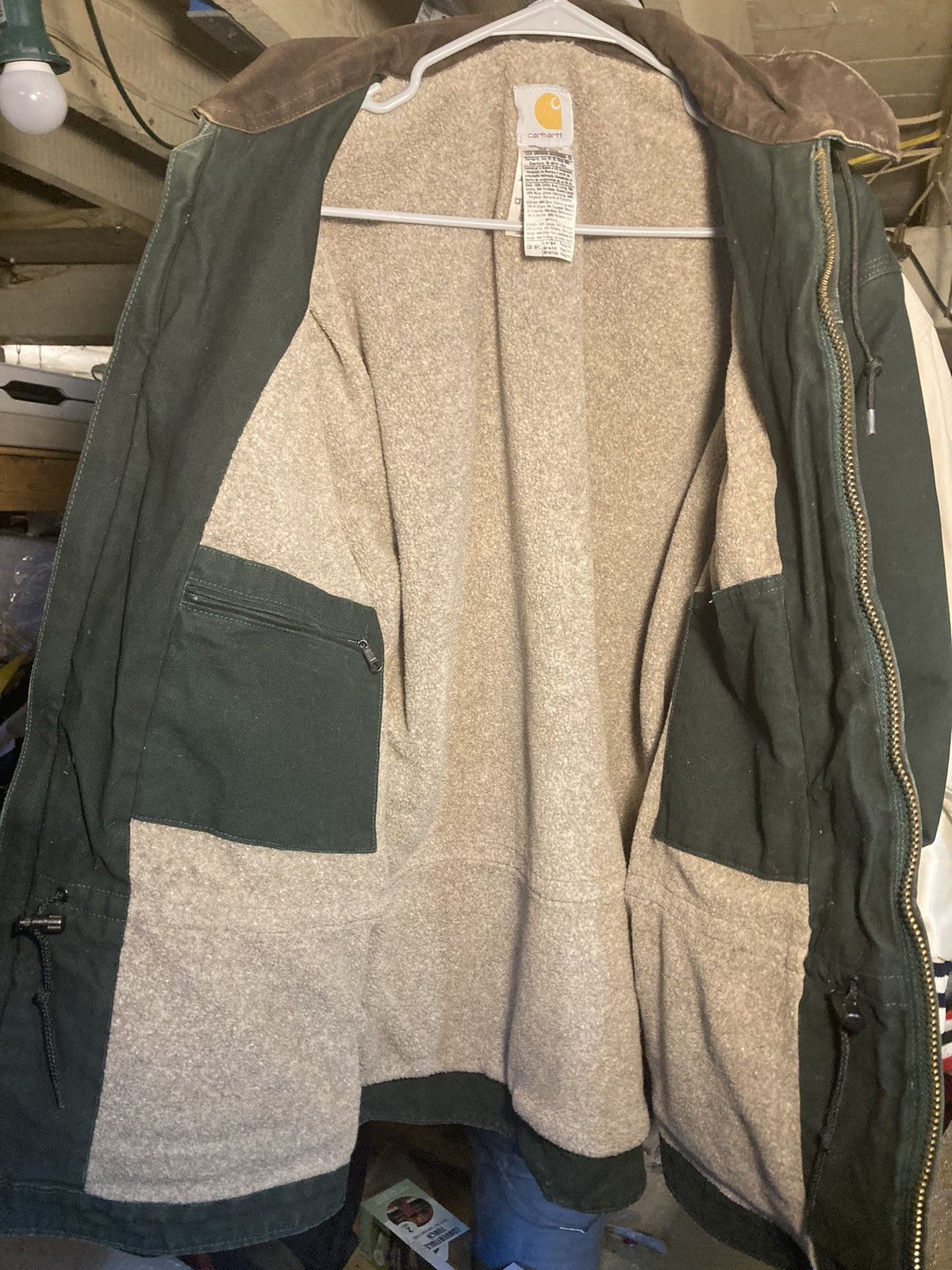 Carhartt × Vintage CRAZY J22 Green Carhartt Arctic Coat Size US L / EU 52-54 / 3 - 2 Thumbnail