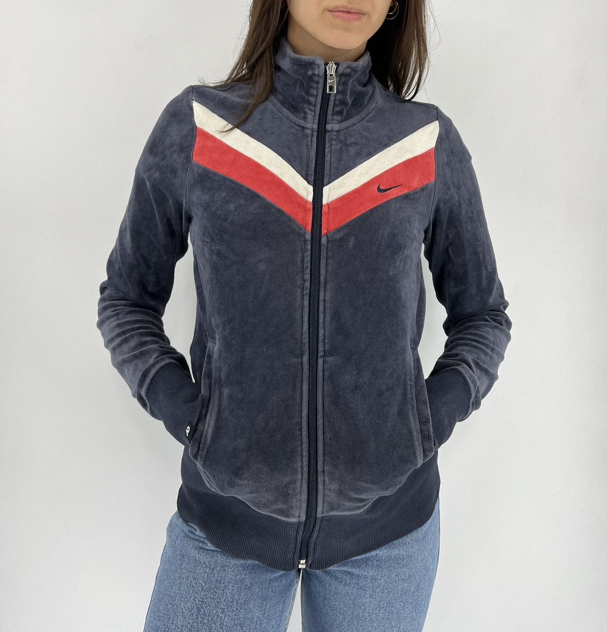 Nike × Nike ACG Vintage Y2K Nike Big Logo Swoosh Hoodie Streetwear 90s Style Size S / US 4 / IT 40 - 3 Thumbnail