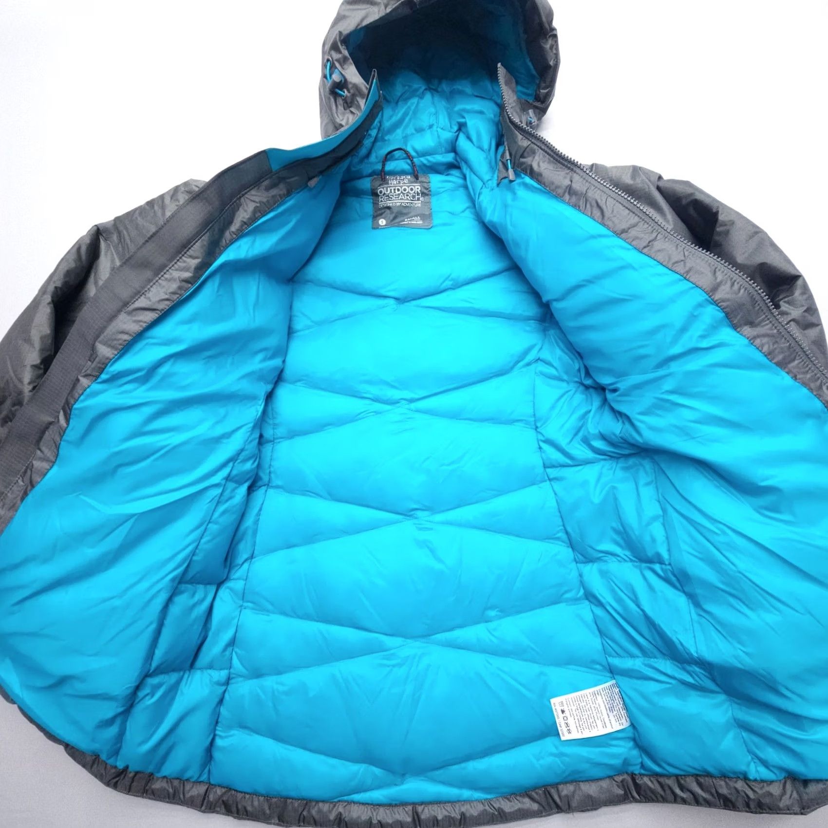 Outdoor Research Outdoor Research Floodlight Parka Hooded 650 Down Jacket Womens Small Gray Light Parka Jacket Womens Small Gray Light Size S / US 4 / IT 40 - 3 Thumbnail