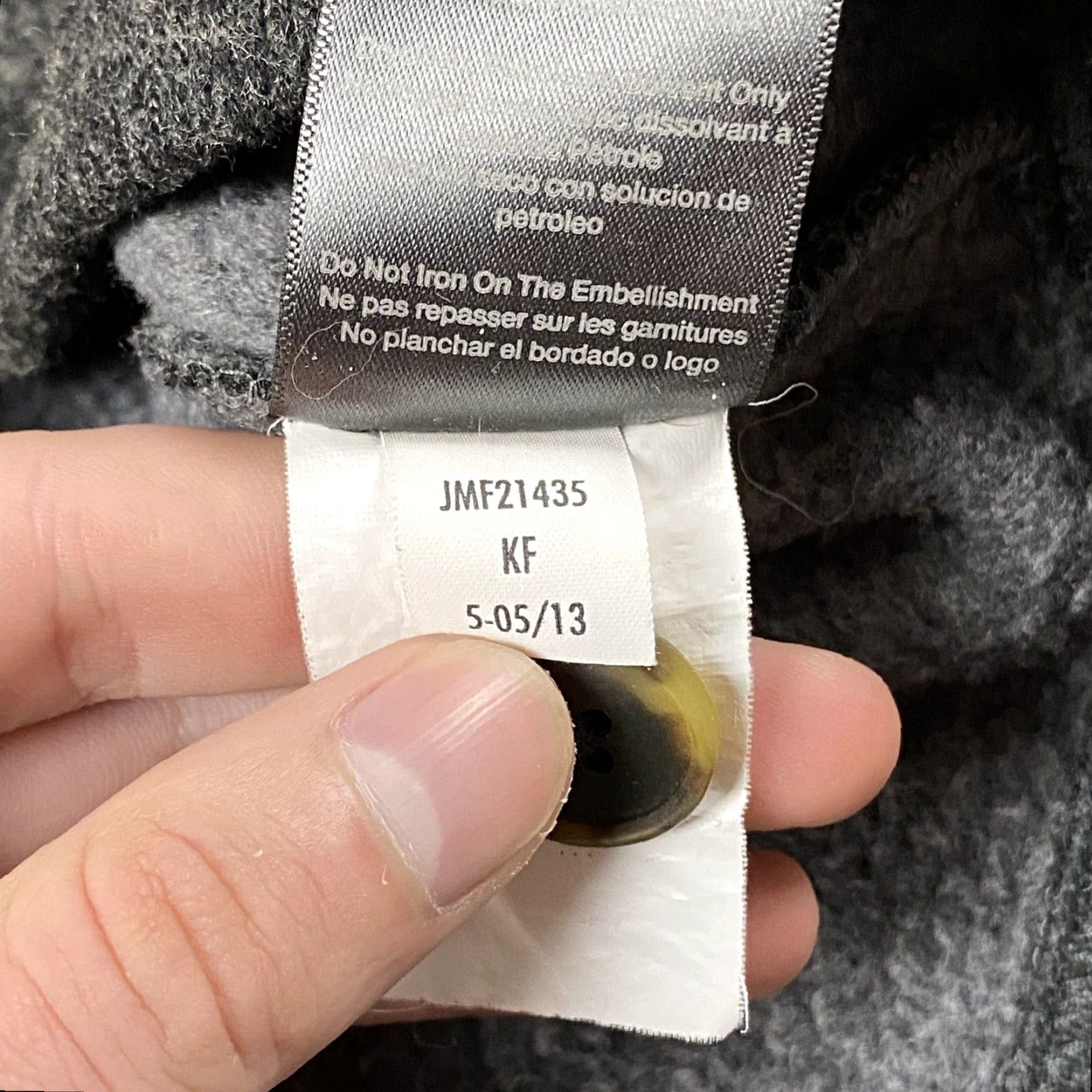 Merrell Merrell Sweater Womens XL Gray Knit Hiking Mock-Neck Pullover 4-Button Pockets Size XL / US 12-14 / IT 48-50 - 5 Thumbnail