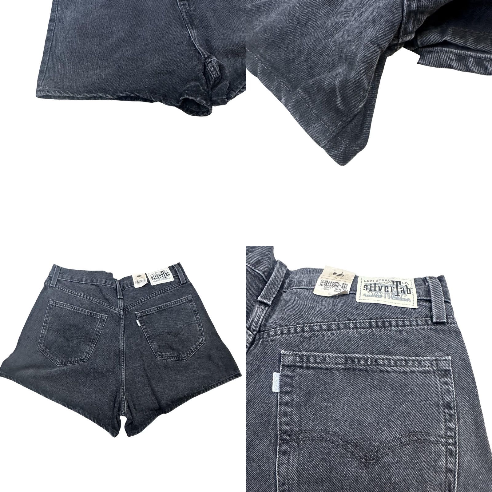 Levi's Levi's Womens Shorts Mom Denim Gray W32 High-Waisted Water Less 3.5in Inseam Relaxed Front Pockets Casual Vintage: No Size 24" / US 00 / IT 34 - 8 Thumbnail
