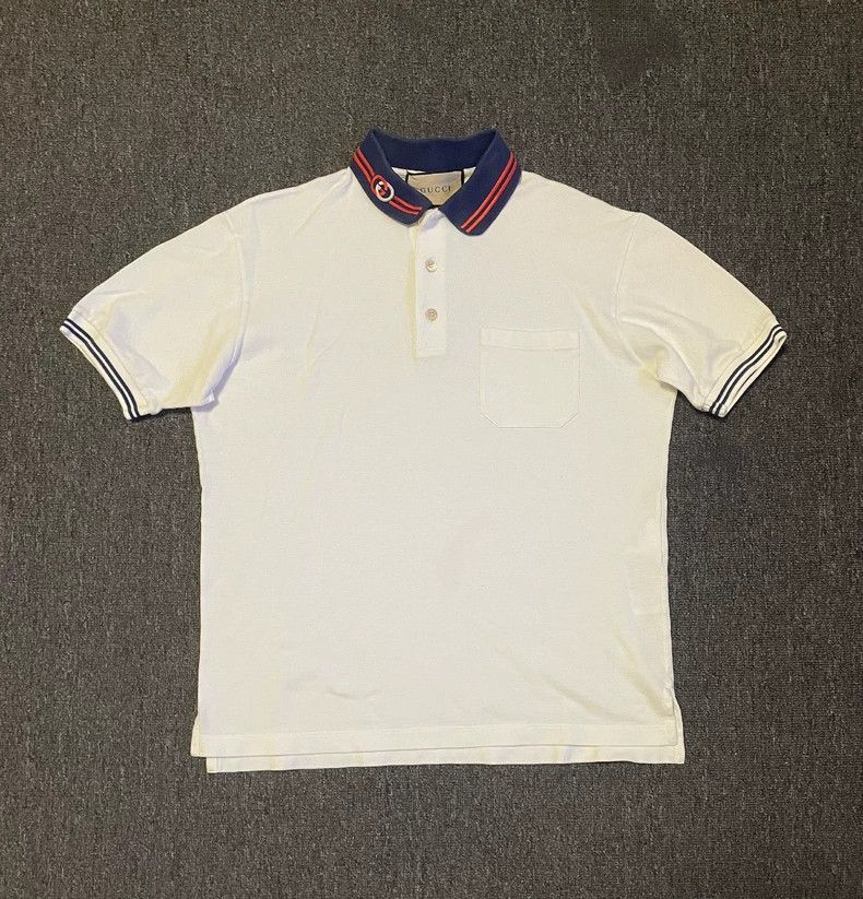 Gucci Gucci Short Sleeve Polo Shirt Size US M / EU 48-50 / 2 - 1 Thumbnail