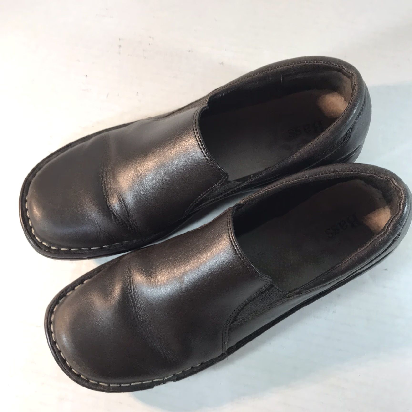 Vintage Bass Ally Brown Leather Slip On Loafers Womens Size 7.5M Size US 8 / IT 38 - 2 Thumbnail