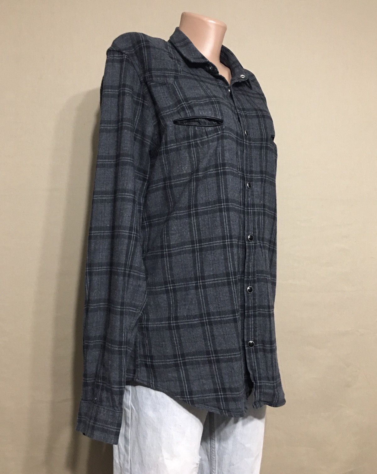 Sandro SANDRO Paris Plaid Check Cotton Womens Shirt XL Size XL / US 12-14 / IT 48-50 - 3 Thumbnail