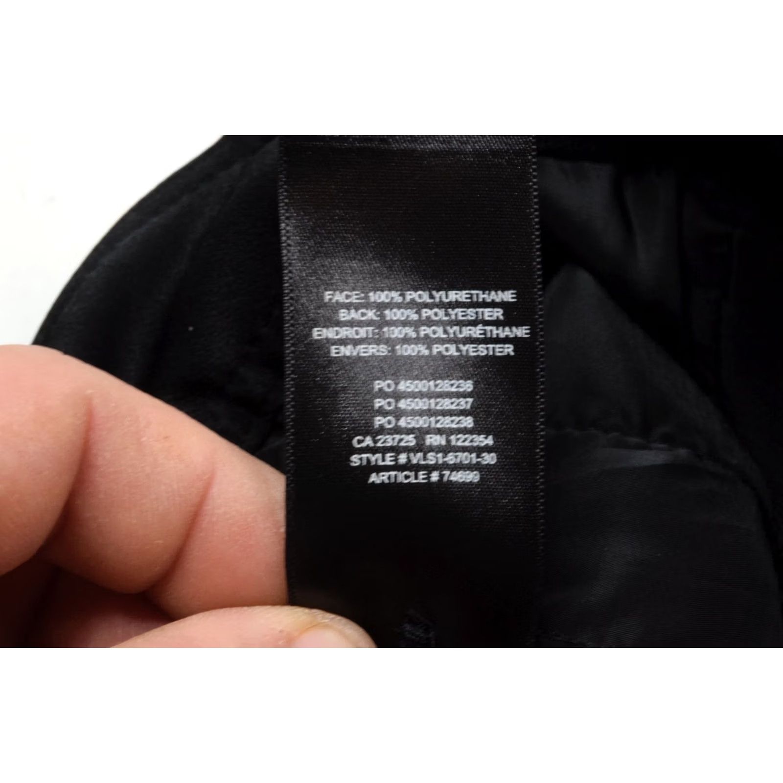 Vintage Babaton Command Vegan Leather Pants Black Belted High Rise Womens Size 0 Straight Leg Paperbag Style 24" Waist 25" Inseam Size 25" / US 0 / IT 36 - 5 Thumbnail
