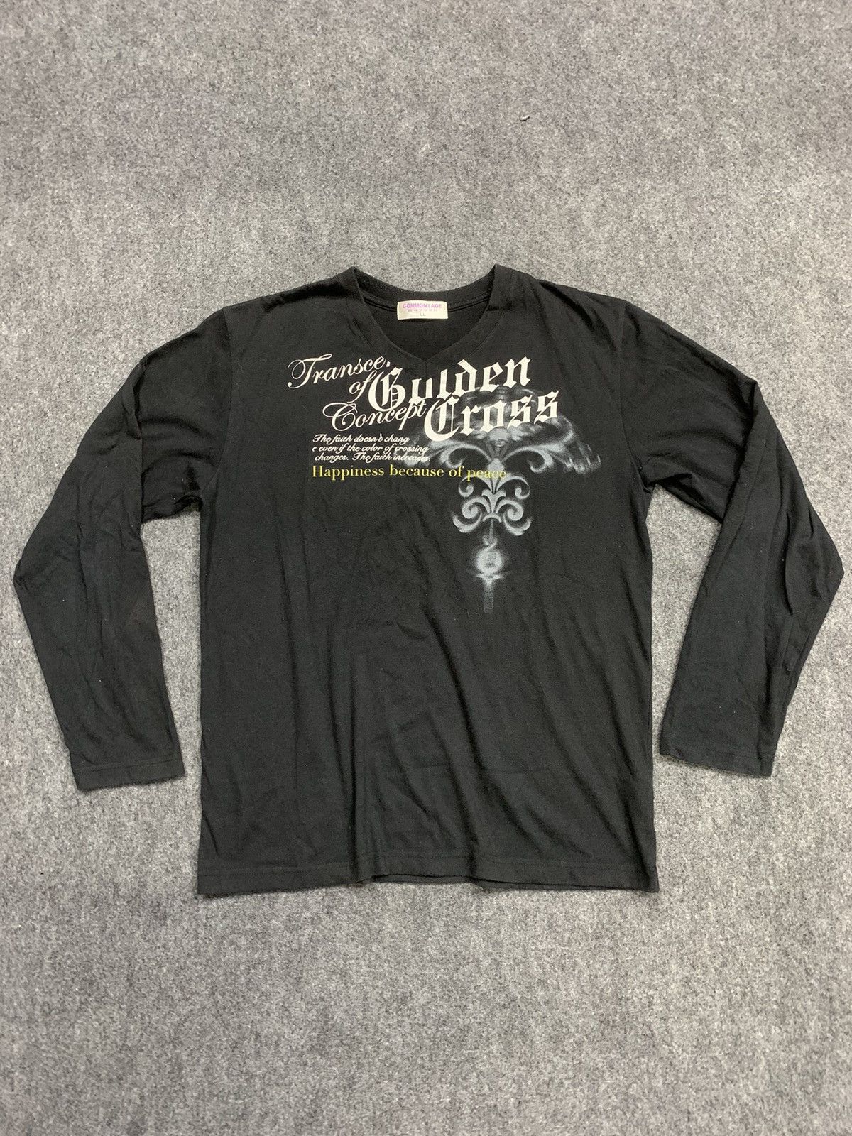 image of In The Attic Poem Commontage Style in Black, Men's (Size Large)