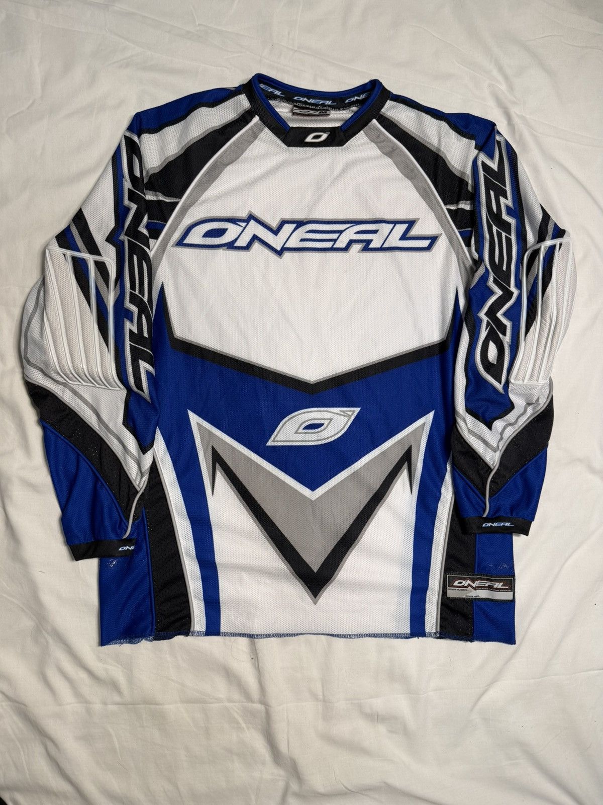 O'Neill Vintage Y2K Oneill Motocross Blue Jersey Size US L / EU 52-54 / 3 - 1 Thumbnail