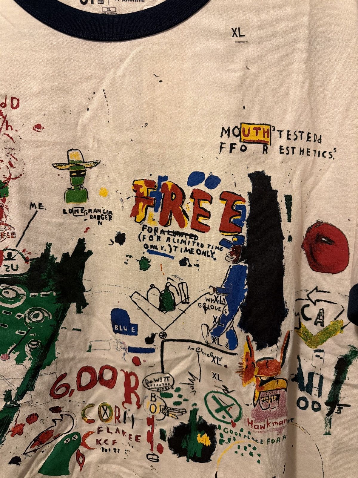 Uniqlo Uniqlo Basquiat Tee Size US XL / EU 56 / 4 - 4 Thumbnail
