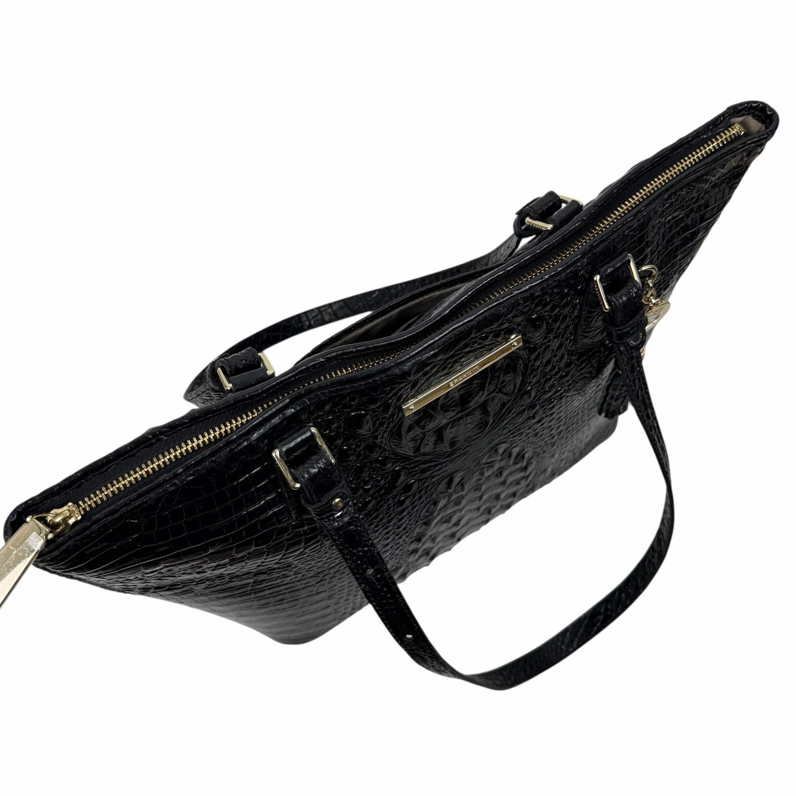 BRAHMIN Brahmin Medium Asher Melbourne Tote Bag Shoulder Bag Black Size ONE SIZE - 10 Thumbnail