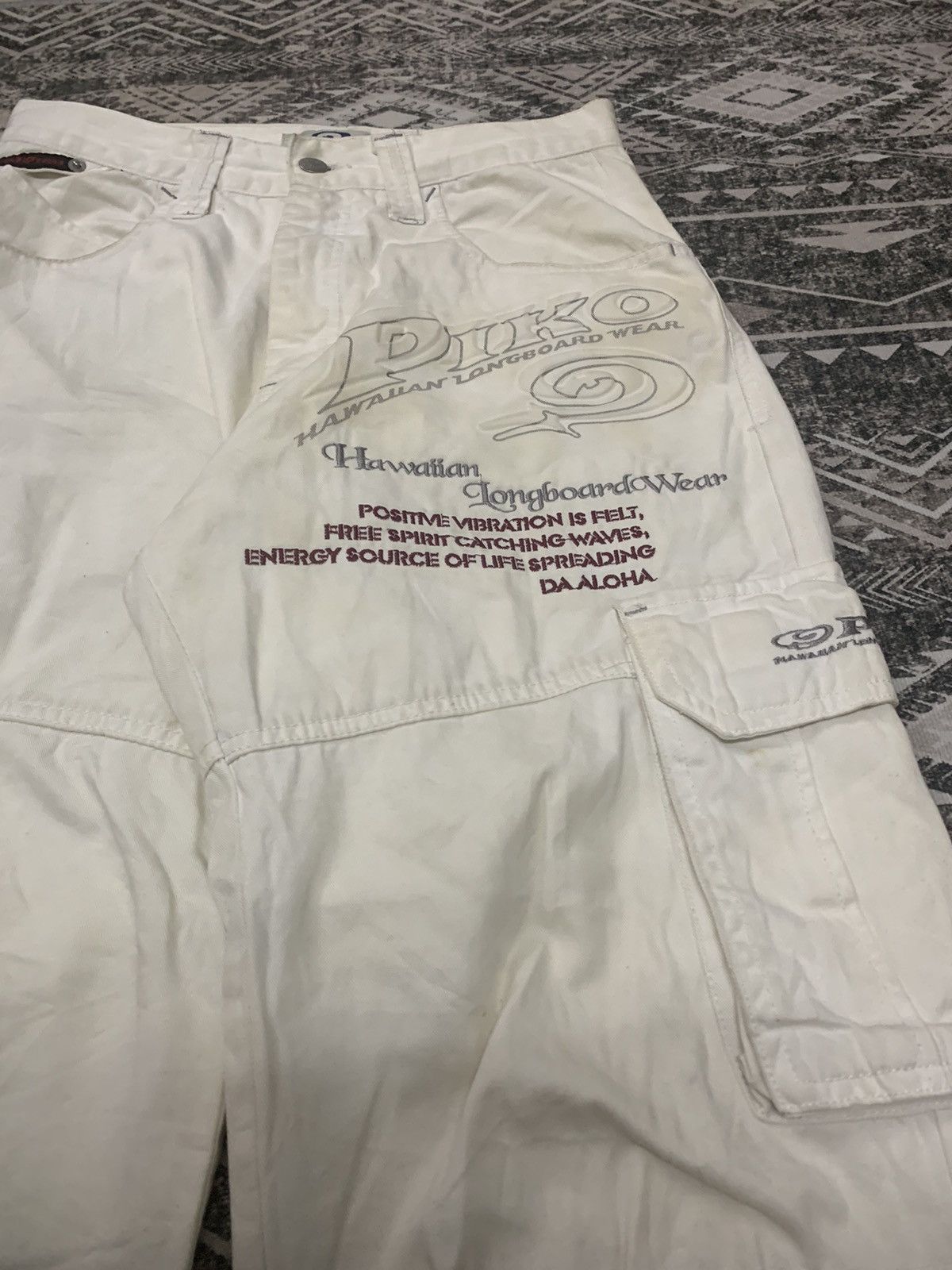 Vintage VINTAGE PIKO BAGGY CARGO PANT Size US 27 - 5 Thumbnail
