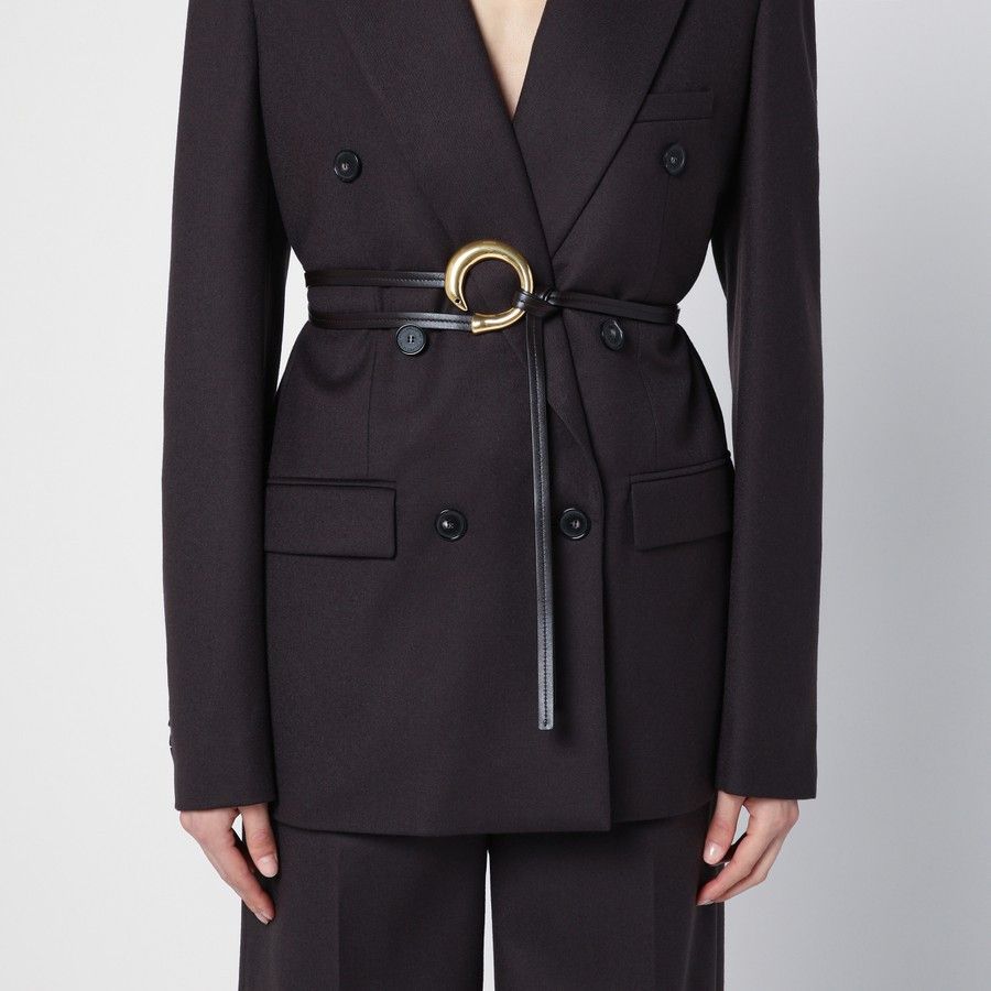 Bottega Veneta o1d2blof0824 Size: M / Leather Buckle Belt in Brown Size ONE SIZE - 2 Thumbnail