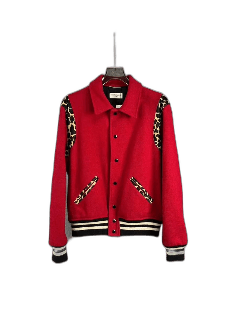 Saint Laurent Paris SAINT LAURENT SLP Leopard Bomber Jacket- Size US L / EU 52-54 / 3 - 1 Thumbnail