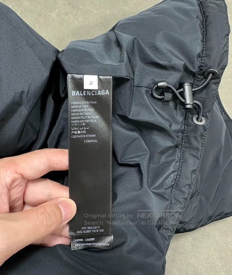 Balenciaga Balenciaga Embroidered BB Letter Cotton Coat. Size US M / EU 48-50 / 2 - 8 Thumbnail
