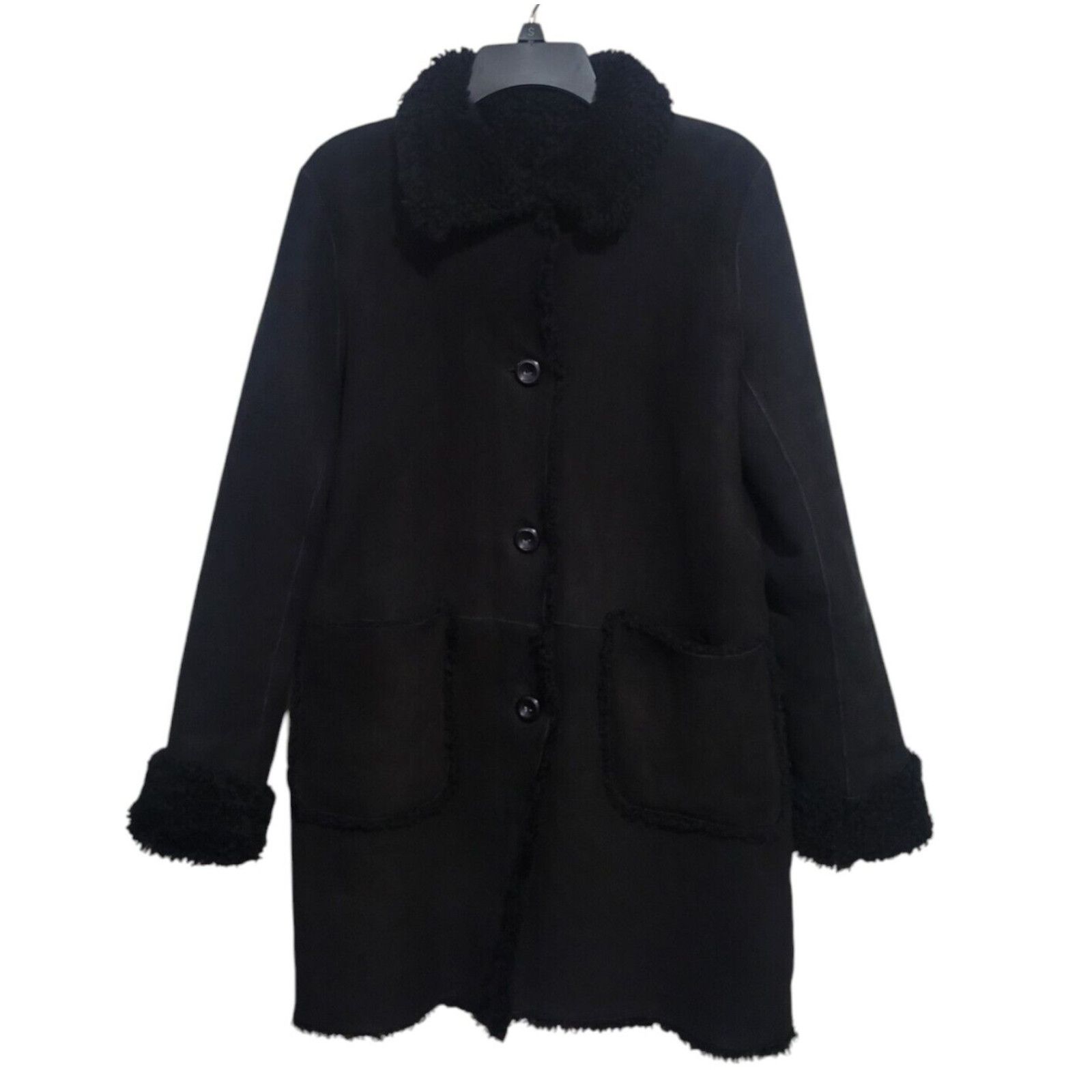 & Other Stories Zabari Women’s Shearling Reversible Coat Size 38 Size XL / US 12-14 / IT 48-50 - 4 Thumbnail