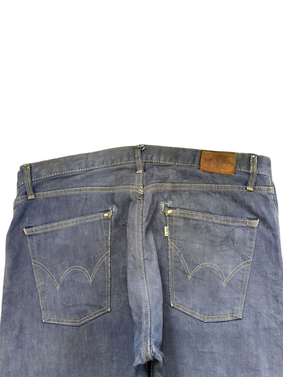 Edwin Vintage Japanese Edwin 503 Selvedge Patch Distress Jeans Size US 34 / EU 50 - 4 Thumbnail
