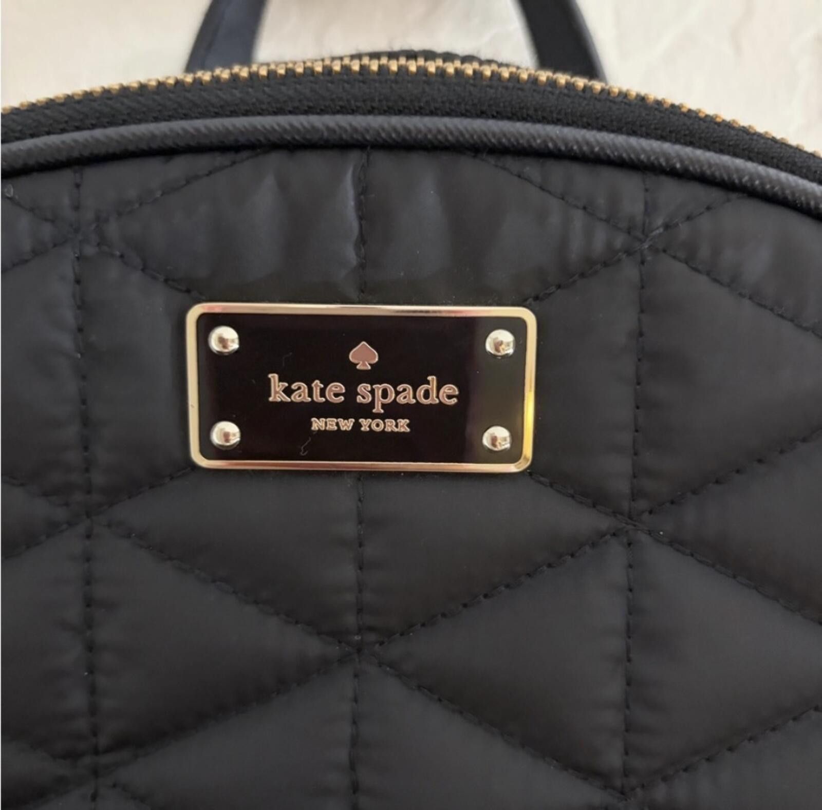 Other Kate Spade Black Quilted Backpack Size ONE SIZE - 9 Thumbnail