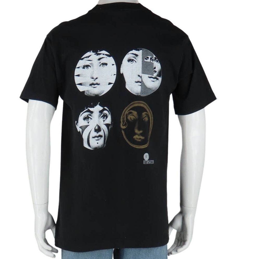 Vintage 80s 90s Vintage Fornasetti Face Tee Size US M / EU 48-50 / 2 - 2 Thumbnail