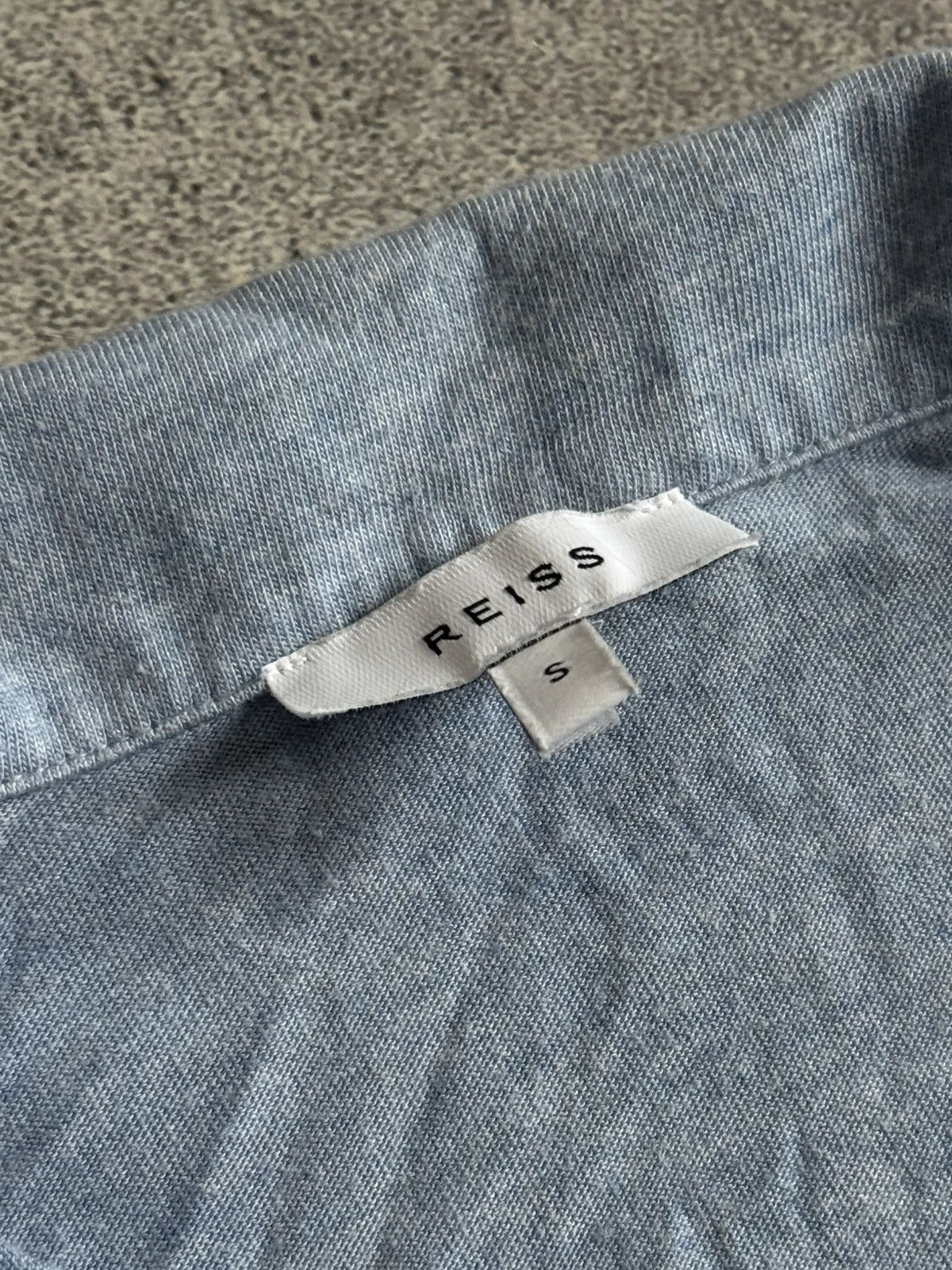 Reiss Reiss S/size polo 1/4 zip casual tee T-shirt old money Size US S / EU 44-46 / 1 - 5 Thumbnail