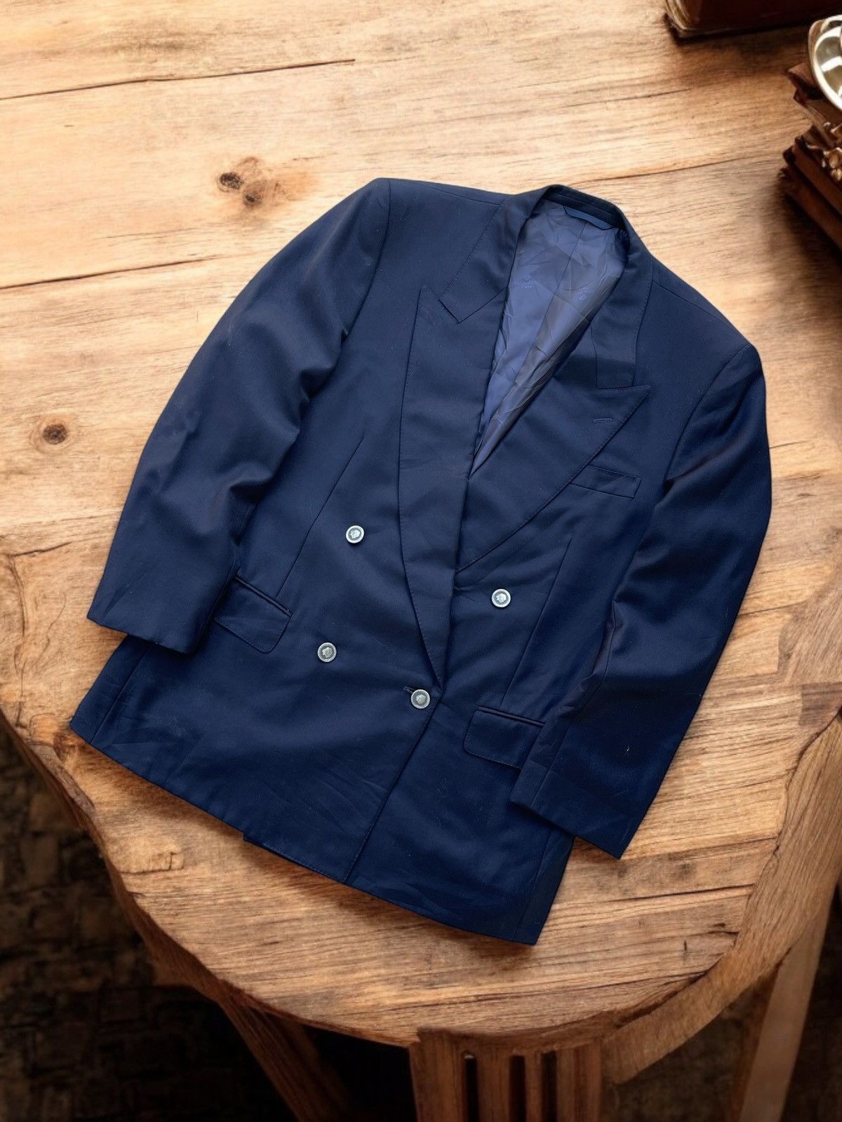 Designer × Japanese Brand × Vintage 🔥Vintage Nina Ricci Men's Double Breasted Blazer Jacket Size US M / EU 48-50 / 2 - 1 Thumbnail
